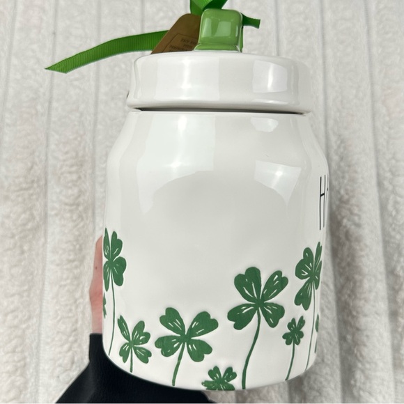 Rae Dunn Lucky Clover Jar Canister - Picture 5 of 13